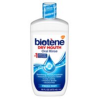 Biotène Fresh Mint Dry Mouth Oral Rinse, 16 fl oz, 16 Fluid ounce