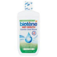 Biotène Dry Mouth Mild Mint Gentle Oral Rinse, 16 fl oz, 16 Fluid ounce