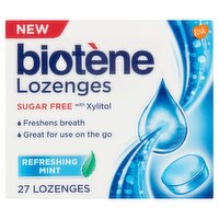 Biotène Refreshing Mint Dry Mouth Lozenges, 27 count