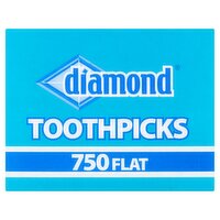 Diamond Flat Toothpicks, 750 count