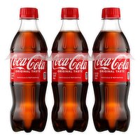 Coca-Cola Original Taste Soda, 16.9 fl oz, 6 count