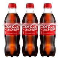 Coca-Cola Original Taste Soda, 16.9 fl oz, 6 count