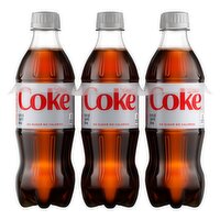 Diet Coke Bottles, 16.9 fl oz, 6 Pack