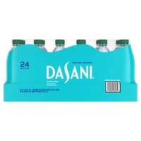 Dasani Purified Water, 16.9 fl oz, 24 count, 405.6 Fluid ounce