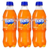 Fanta Orange Soda, 16.9 fl oz, 6 count