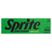 Sprite Zero Sugar Lemon-Lime Soda, 12 fl oz, 12 count