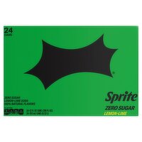 Sprite Zero Sugar Lemon-Lime Soda, 12 fl oz, 24 count