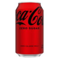 Coca-Cola Zero Sugar Cola, 12 fl oz