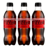 Coca-Cola Zero Sugar Cola, 6 count, 16.9 fl oz