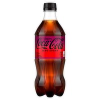 Coca-Cola Zero Sugar Cherry Flavored Zero Calorie Cola, 20 fl oz