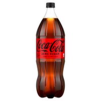 Coca-Cola Zero Sugar Bottle, 2 Liters, 67.6 Fluid ounce