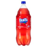 Fanta Strawberry Soda Bottle, 2 Liters