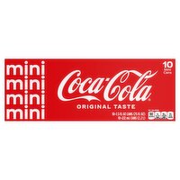 Coca-Cola Mini Soda, 7.5 fl oz, 10 count