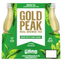 Gold Peak Sweetened Green Tea Bottles, 16.9 fl oz, 6 Pack