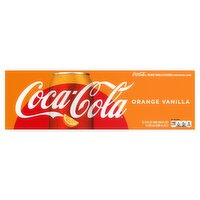 Coca-Cola Orange Vanilla Cola, 12 fl oz, 12 count