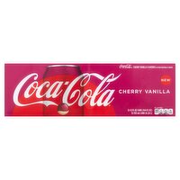 Coca-Cola Cherry Vanilla Cola, 12 fl oz, 12 count, 144 Fluid ounce