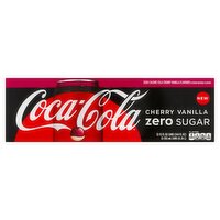 Coca-Cola Zero Sugar Cherry Vanilla  Cola, 12 fl oz, 12 count