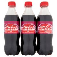 Coca-Cola Cherry Vanilla Soda, 16.9 fl oz, 6 count