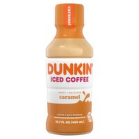 Dunkin' Caramel Iced Coffee & Milk Beverage, 13.7 fl oz