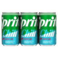 Sprite Chill Lemon-Lime & Cherry Lime Flavored Soda, 6 count, 7.5 fl oz