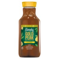 Simply Gold Peak Black Tea with Lemonde Juice Beverage Real Brewed Tea, 52 fl oz