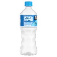 Powerade Power Water Zero Sugar Mountain Berry Blast Electrolyte Water Beverage, 20 fl oz