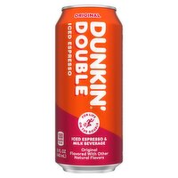 Dunkin' Double Original Iced Espresso & Milk Beverage, 15 fl oz