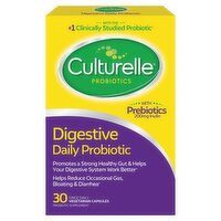 Culturelle Digestive Health Daily Probiotic Vegetarian Capsules, 30 count