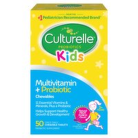 Culturelle Kids Multivitamin + Probiotic Chewables Probiotic Supplement, 3+ Years, 50 count