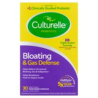 Culturelle Probiotics Bloating & Gas Defense Dietary Supplement, 30 count