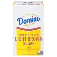 Domino Premium Pure Cane Light Brown Sugar, 16 oz