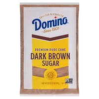 Domino Premium Pure Cane Dark Brown Sugar, 32 oz, 2 Pound