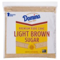 Domino Premium Pure Cane Light Brown Sugar, 32 oz