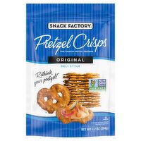 Snack Factory Pretzel Crisps Original Deli Style Pretzel Crackers, 7.2 oz