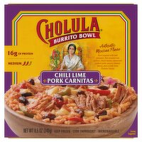 Cholula Chili Lime Pork Carnitas Burrito Bowl, 8.5 oz