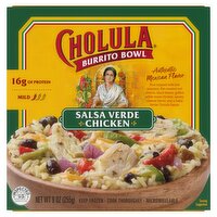 Cholula Salsa Verde Chicken Burrito Bowl, 9 oz, 9 Ounce