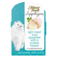 Purina Fancy Feast Appetizers Light Meat Tuna Appetizer Gourmet Cat Complement, 1.1 oz