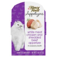 Purina Fancy Feast Appetizers Gourmet Cat Complement, 1.1 oz, 1.1 Ounce