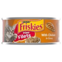 Purina Friskies Prime Filets with Chicken in Gravy Cat Food, 5.5 oz