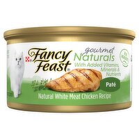 Purina Fancy Feast Paté Natural White Meat Chicken Recipe Gourmet Cat Food, 3 oz