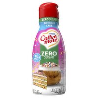 Nestle Coffee Mate Birthday Cake Zero Sugar Non-Dairy Creamer, 32 fl oz