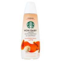 Starbucks Non-Dairy Almondmilk & Oatmilk Pumpkin Spice Coffee Creamer, 28 fl oz