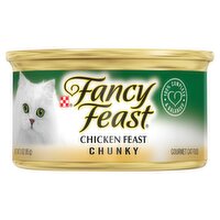 Purina Fancy Feast Chunky Chicken Feast Gourmet Cat Food, 3 oz