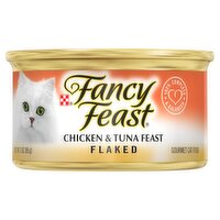 Purina Fancy Feast Flaked Chicken & Tuna Feast Gourmet Cat Food, 3 oz