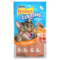 Purina Friskies Lil' Lickables Handfeedable Purée with Chicken Cat Treat, 0.5 oz, 4 Count