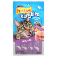 Purina Friskies Lil' Lickables Handfeedable Purée with Tuna Cat Treat, 0.5 oz, 4 Count