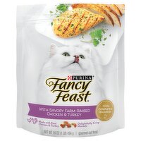 Purina Fancy Feast Gourmet Cat Food with Savory Farm-Raised Chicken & Turkey, 16 oz