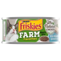 Purina Friskies Farm Favorites Meaty Bits with Whitefish & Spinach in Gravy Cat Food, 5.5 oz