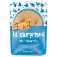 Purina Friskies Lil' Slurprises with Flaked Tuna in a Dreamy Sauce Cat Food, 1.2 oz