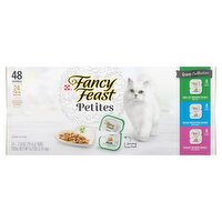 Fancy Feast Petites Gravy Collection Gourmet Cat Food Twin Packs, 2.8 oz, 24 count